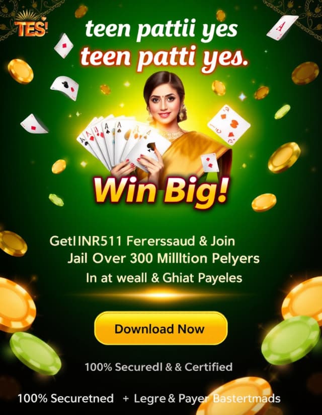 Teen Patti Yes Banner